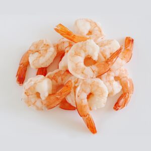 Shrimp, White, Peeled & Deveined, Tail-on 26/30, Cooked