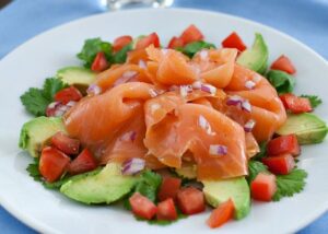 Smoked Salmon and Avocado Salad