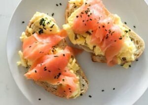 Smoked Salmon and Scrambled Eggs